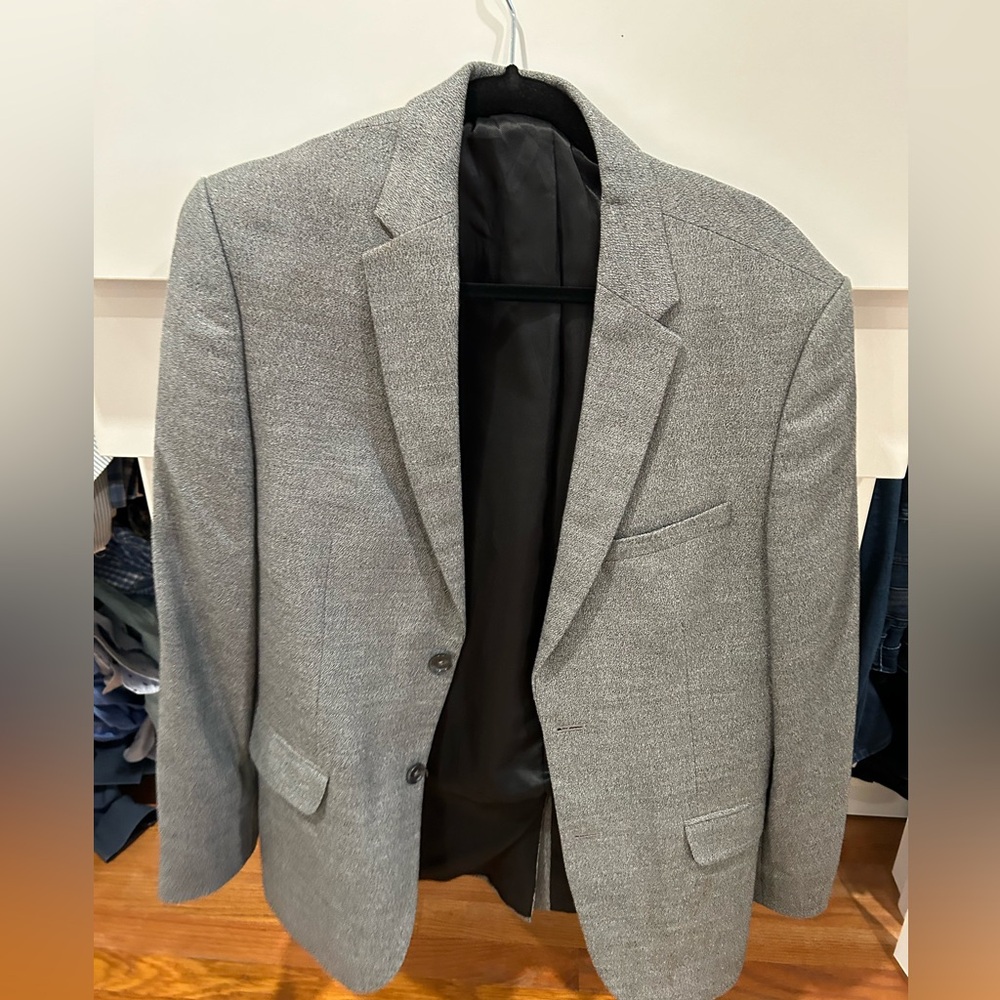 Calvin Klein Men's Solid Colored Slim-Fit Soft Sport Coat, M
